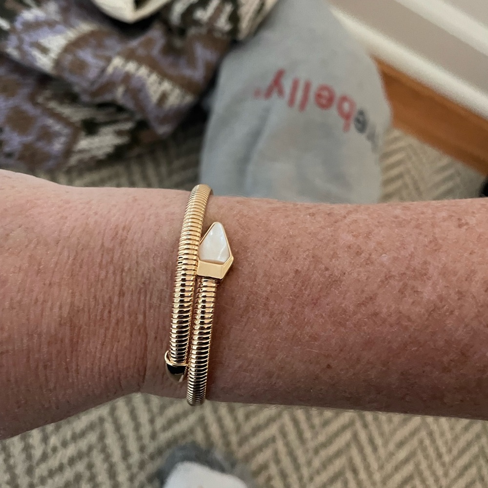 NWT Gold and Cream Bracelet
